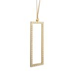 Rectangula Magnificus Christmas Ornament - Gold - Image 2