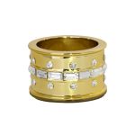 Baguette Napkin Ring - Gold