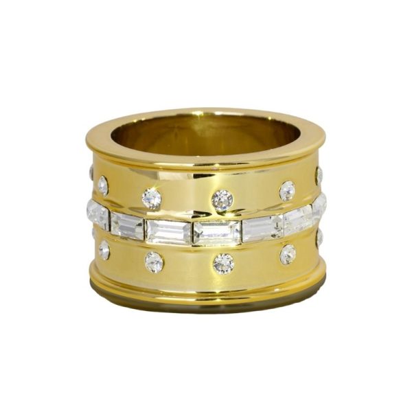 Baguette Napkin Ring - Gold