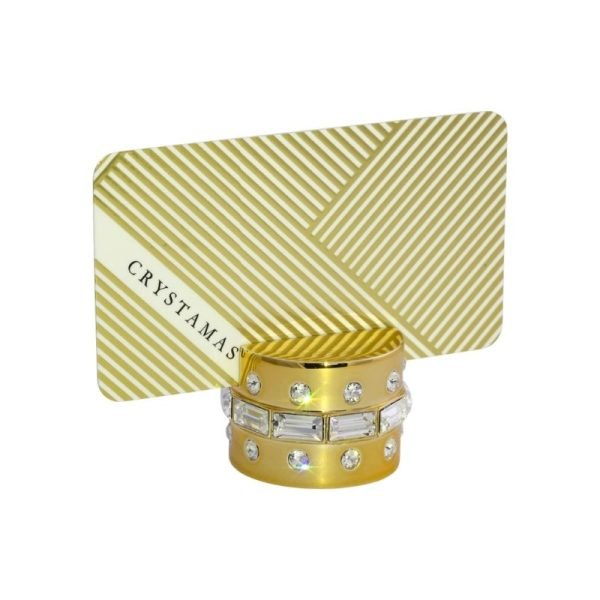 Baguette Card Hold - Gold