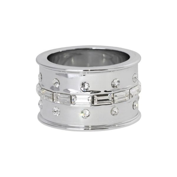 Baguette Napkin Ring - Platinum