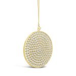Disci Medallion Christmas Ornament - Gold