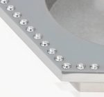 Hexagon Wine Coaster Platinum - Image 5