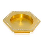 Hexagon Wine Coaster Gold