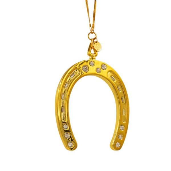HORSESHOE OF BLING ORNAMENT