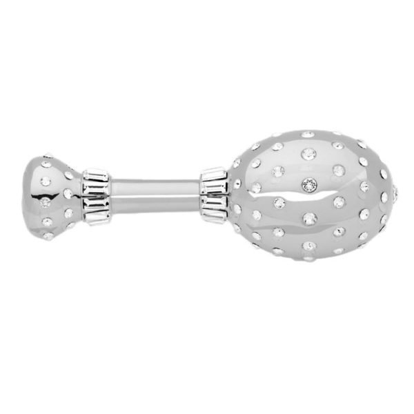 Joy Of Genesis - Rhodium Baby Rattle