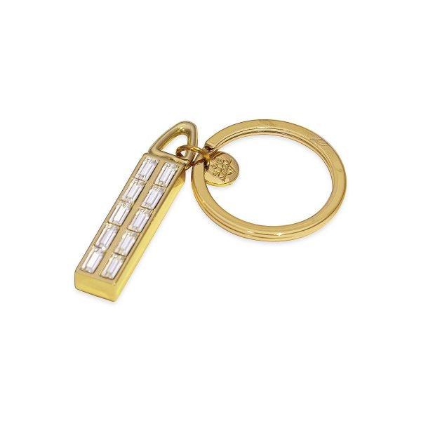 Baguette Keychain - Gold