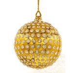 Orbis Globe Christmas Ornament - Gold - Image 2