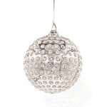 Orbis Globe Christmas Ornament - Platinum