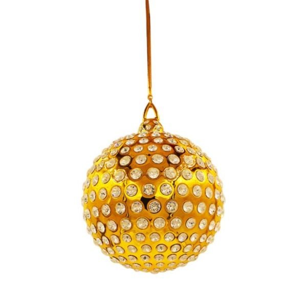 Orbis Globe Christmas Ornament - Gold