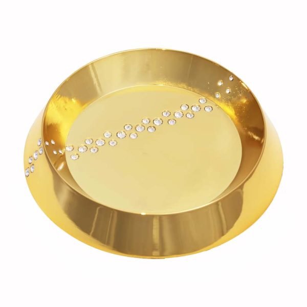 Round Wine Coaster Gold