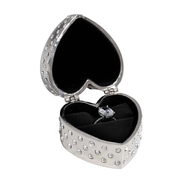 Sempre Amore - Engagement Ring Box - Platinum Color