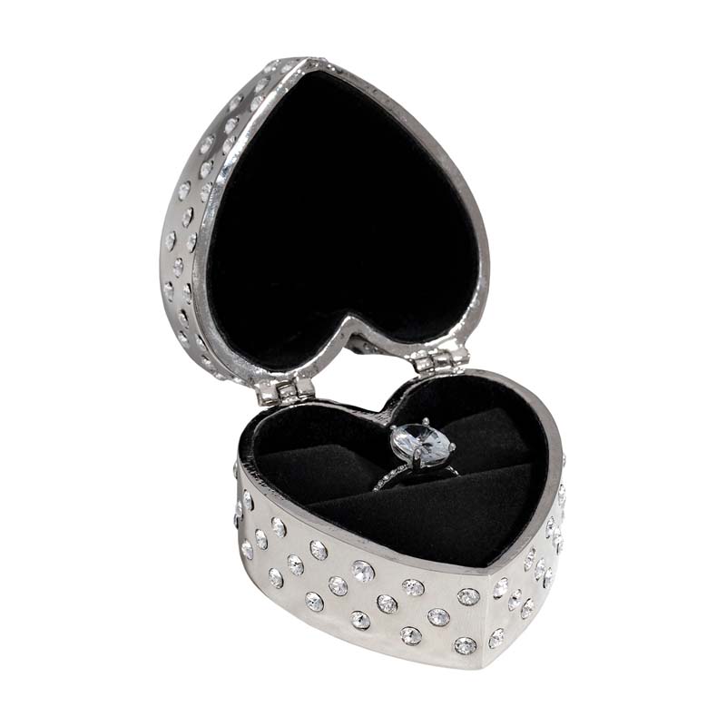 Sempre Amore Crystamas Platiunum (1) Sempre Amore - Engagement Ring Box - Platinum Color - BEST SELLER - Image 1