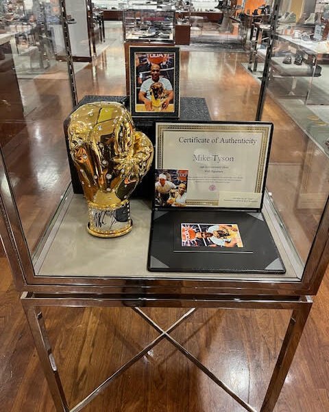 Mike Tyson Boxing Glove 24k Gold